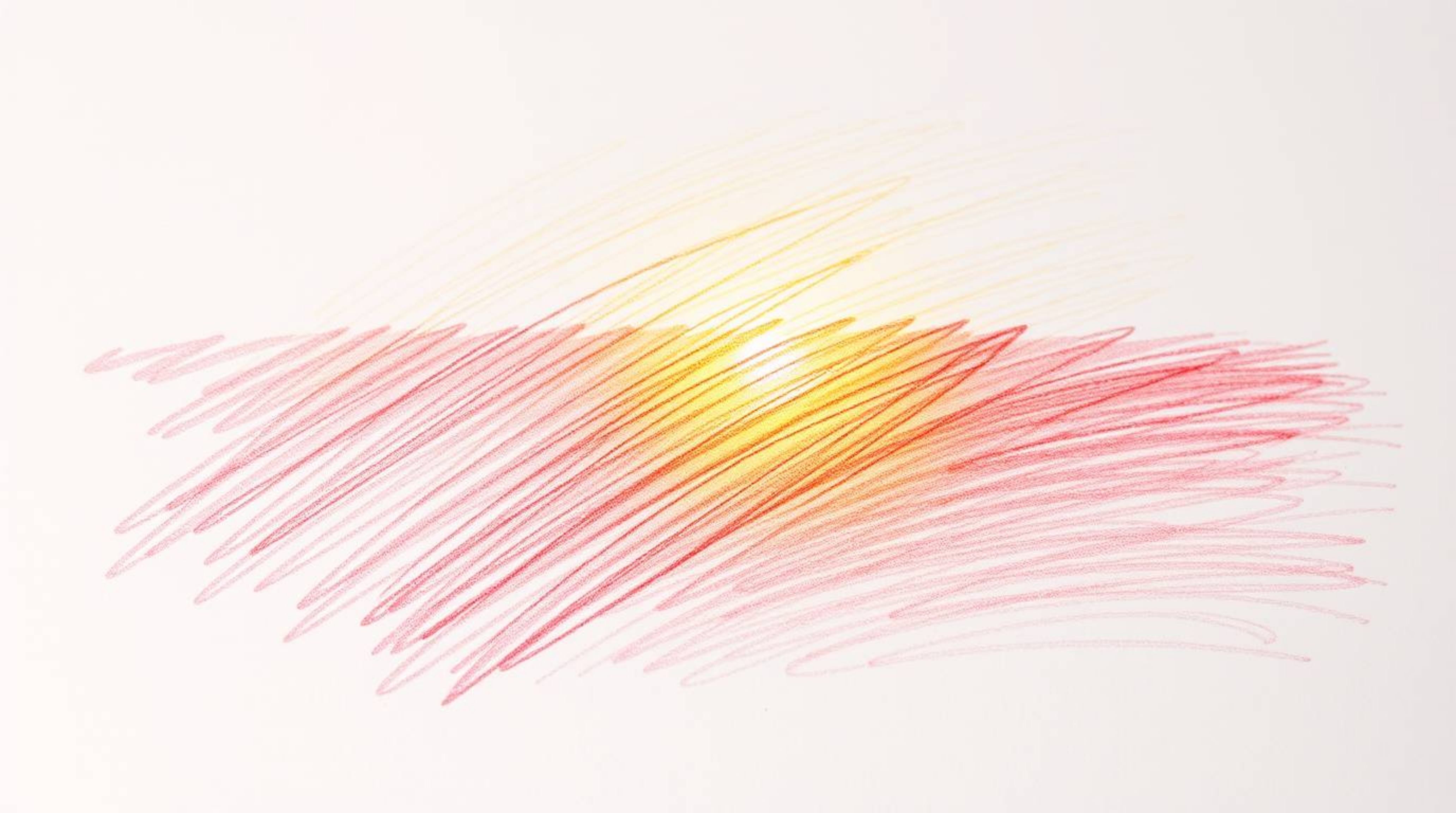This collection features hand-drawn sketches bathed in the warm glow of golden hour light. The artwork showcases an iridescen