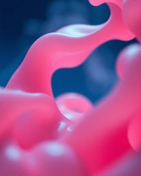 This image presents an extreme macro close-up, revealing surreal infrared tones and a soft cinematic haze. The artwork featur