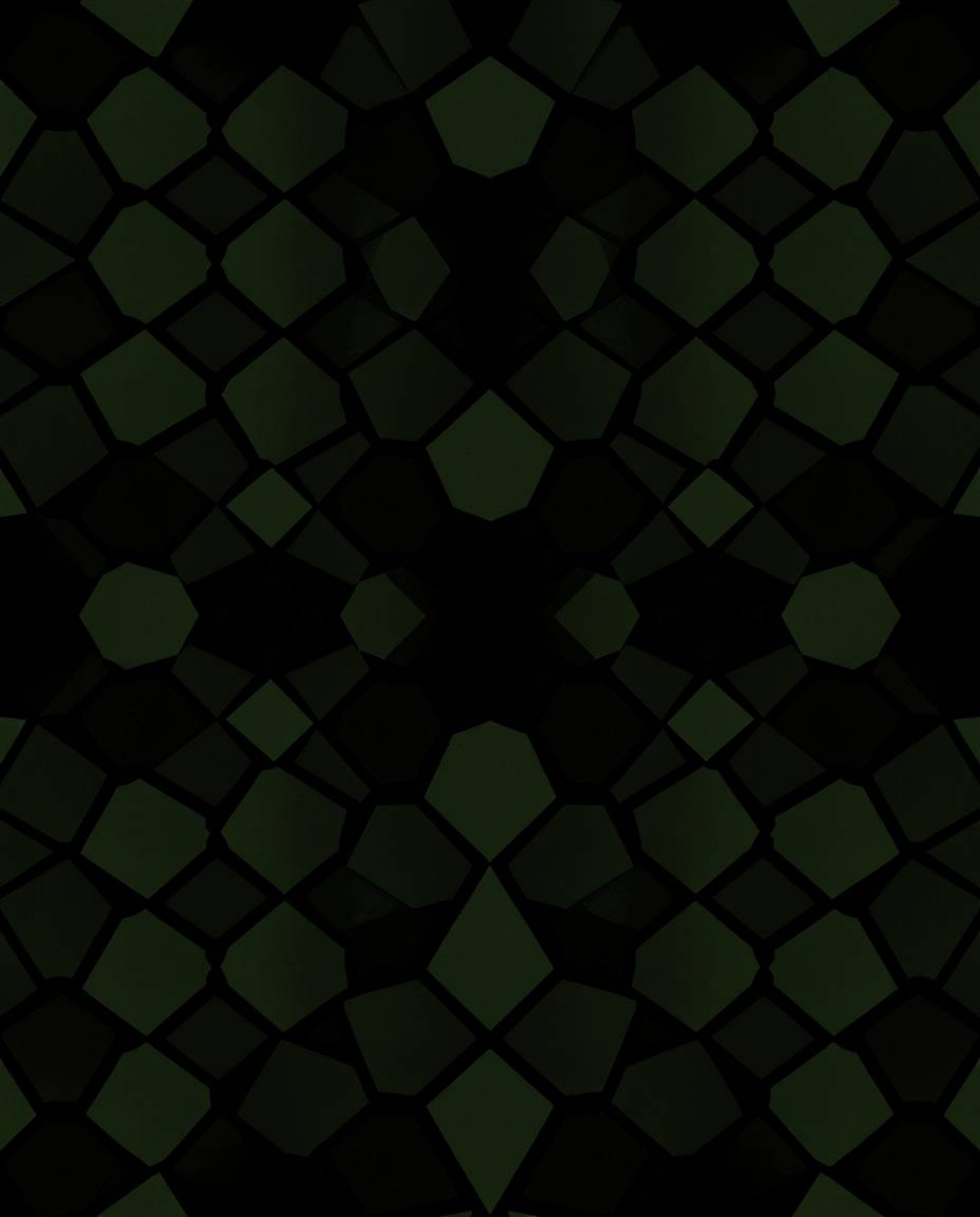 Explore a visually stunning seamless geometric pattern featuring hexagons and triangles bathed in a vibrant neon color palett