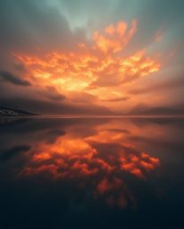 A professional fine art photograph, presented in a strong, moody style, captures a soft, dreamy atmosphere showcasing the ref