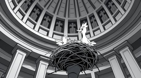 Explore stunning classic black and white architectural photography featuring precise lines and detailed structures. Discover