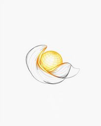 Explore captivating 3D illustrations featuring fluid shapes seamlessly morphing in an endless loop, rendered with warm golden