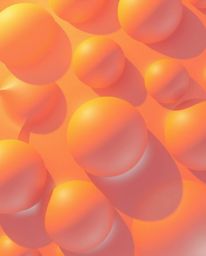 Experience the mesmerizing beauty of 3D shapes bathed in warm, golden hour light.  These vibrant forms feature smooth gradien