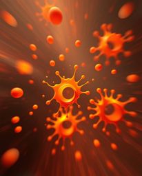 Explore a mesmerizing long exposure photograph showcasing abstract 3D colorful splash shapes gracefully floating in space. Th