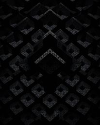 A high-resolution stock photo depicting a repetitive cube pattern in the style of Escher's impossible geometry.  Rendered in 