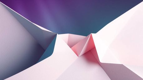 Explore the delicate beauty of intricate origami artwork featuring a folded paper aesthetic and geometric precision.  This pi