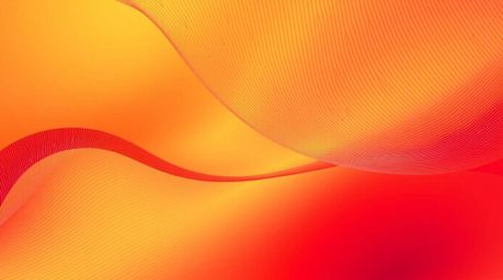 This abstract poster design features a warm gradient mesh pattern, creating a modern and visually appealing aesthetic. The co