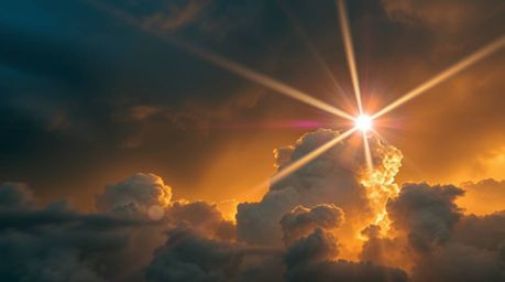 A dynamic photograph brimming with high energy, capturing motion amidst a breathtaking scene.  Bright lens flares dance acros