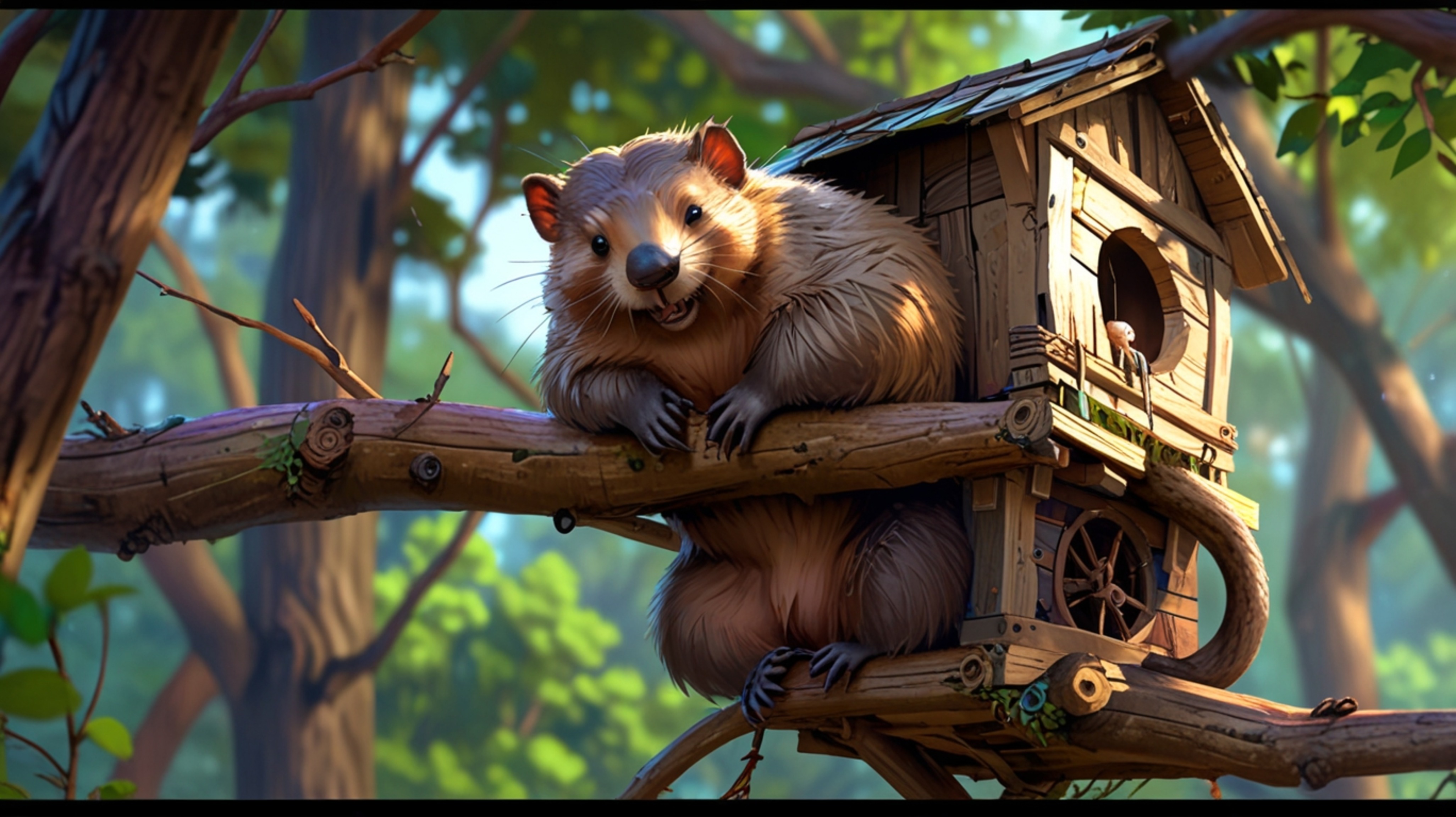 In a quiet and profoundly tender scene, depicted with the emotional resonance of Pixar and the gentle artistry of anime, a ki