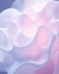 Explore a collection of ethereal 3D shapes adorned with smooth gradient textures, radiating a spiritual vibe and luminous aur
