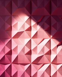 Elevate your space with a stunning geometric wallpaper featuring soft pastel gradients and seamless color transitions under s