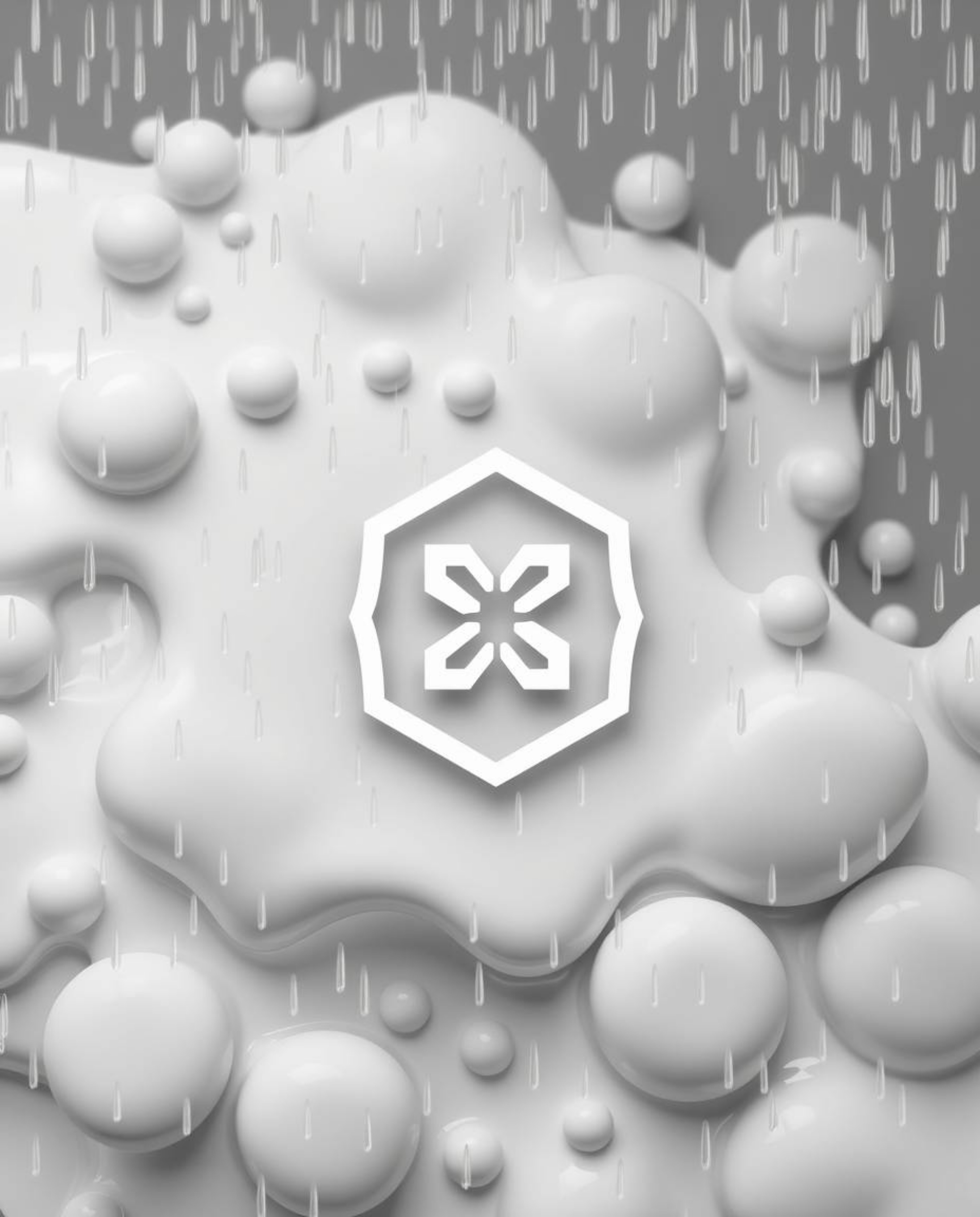 Explore a captivating series of 3D renders featuring fluid organic blobs in a timeless black and white aesthetic, reminiscent