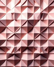 Explore the captivating world of geometric pattern wallpaper featuring pastel gradients and a soft modern design aesthetic.  