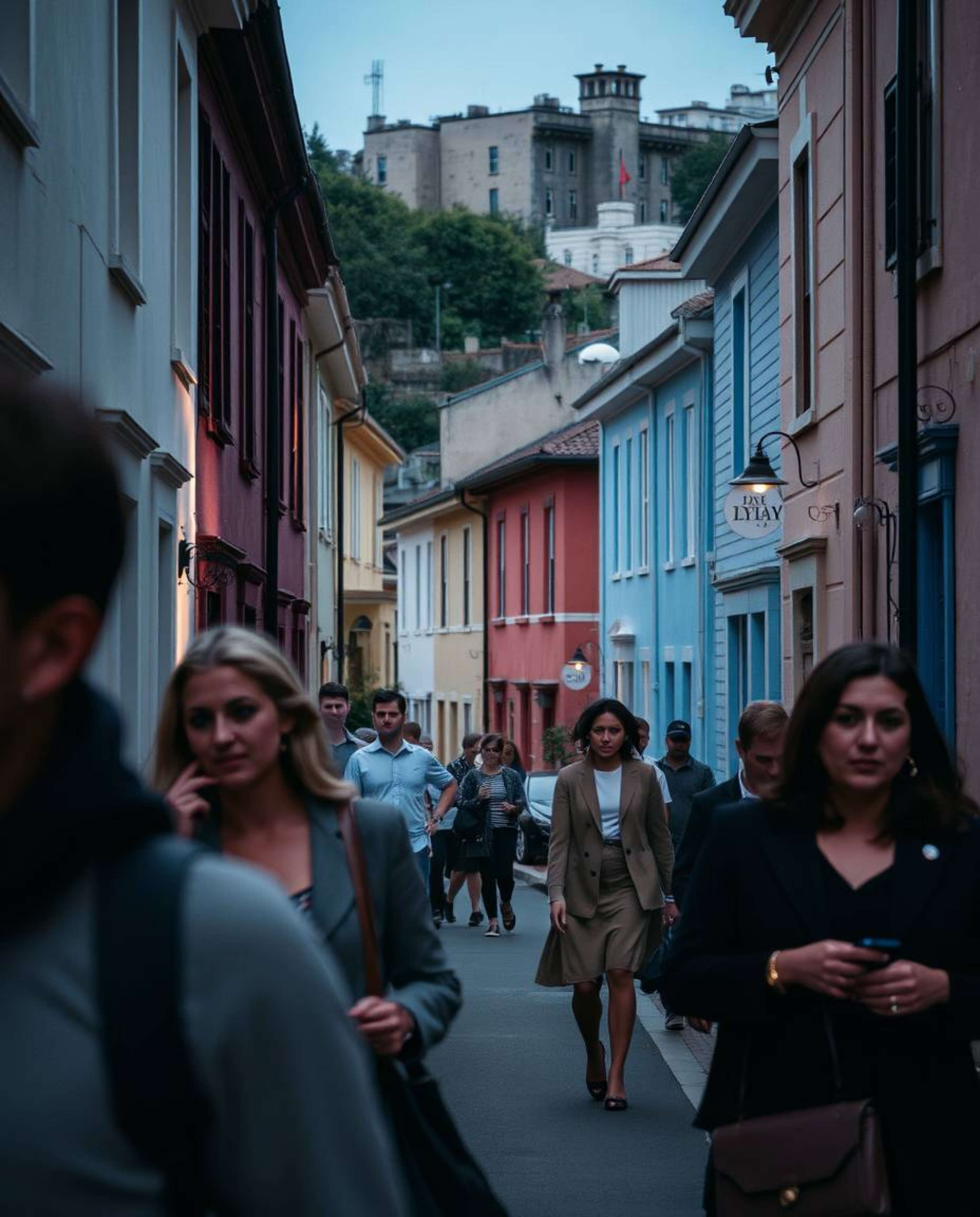Capture the essence of a sleepy town with this collection of candid street photography.  Featuring pastel-colored houses, ric