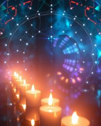 Experience a captivating blend of the ethereal and futuristic. Witness a spiritual vibe intertwined with a cutting-edge digit