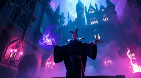 Experience an epic and modern reimagining of a classic Disney villain casting a spell within the ancient walls of a castle. T