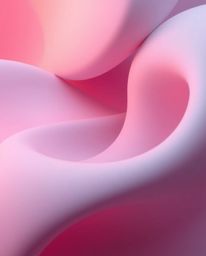 Explore the captivating world of high contrast photography featuring 3D shapes adorned with smooth gradient textures. Immerse