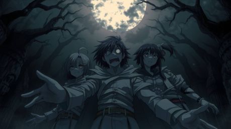 Dive into a captivating Isekai anime world filled with unsettling details and dark tones.  Follow a team of misfit heroes as 