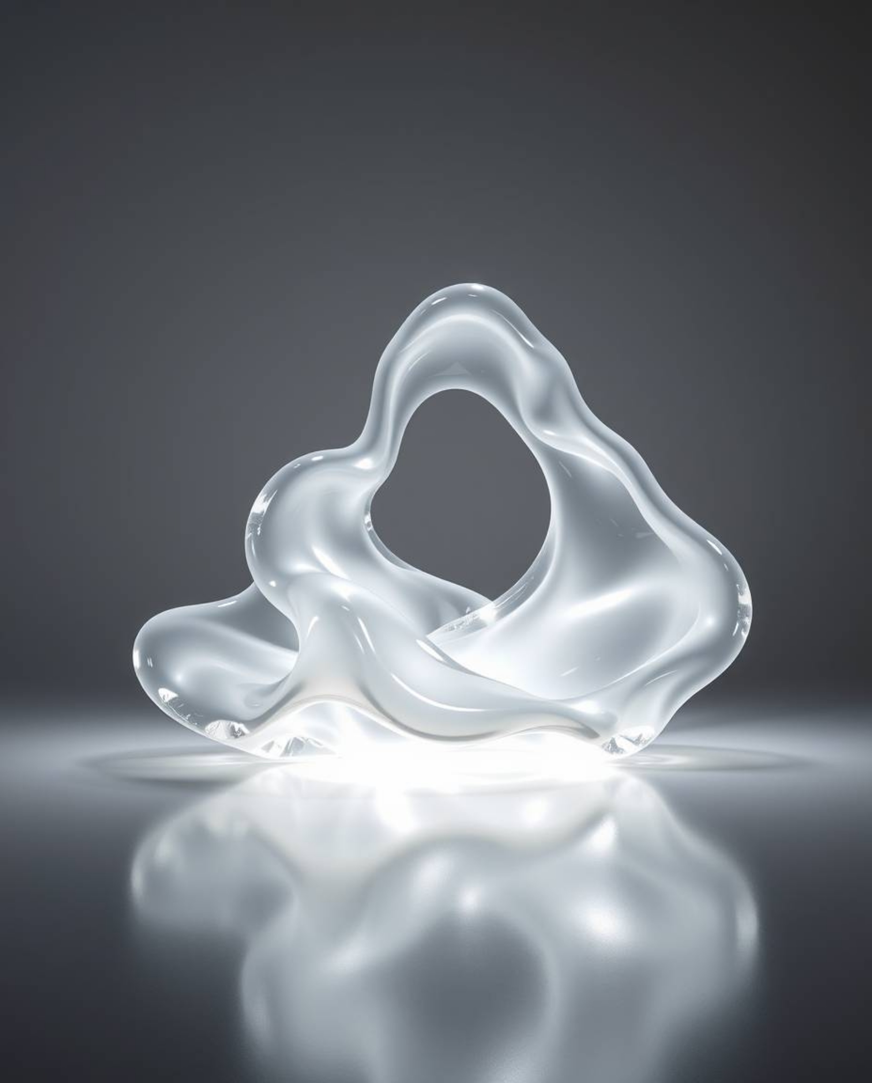 Explore stunning high-resolution stock photos showcasing creative light art with sculptural 3D fluid shapes. These images mim