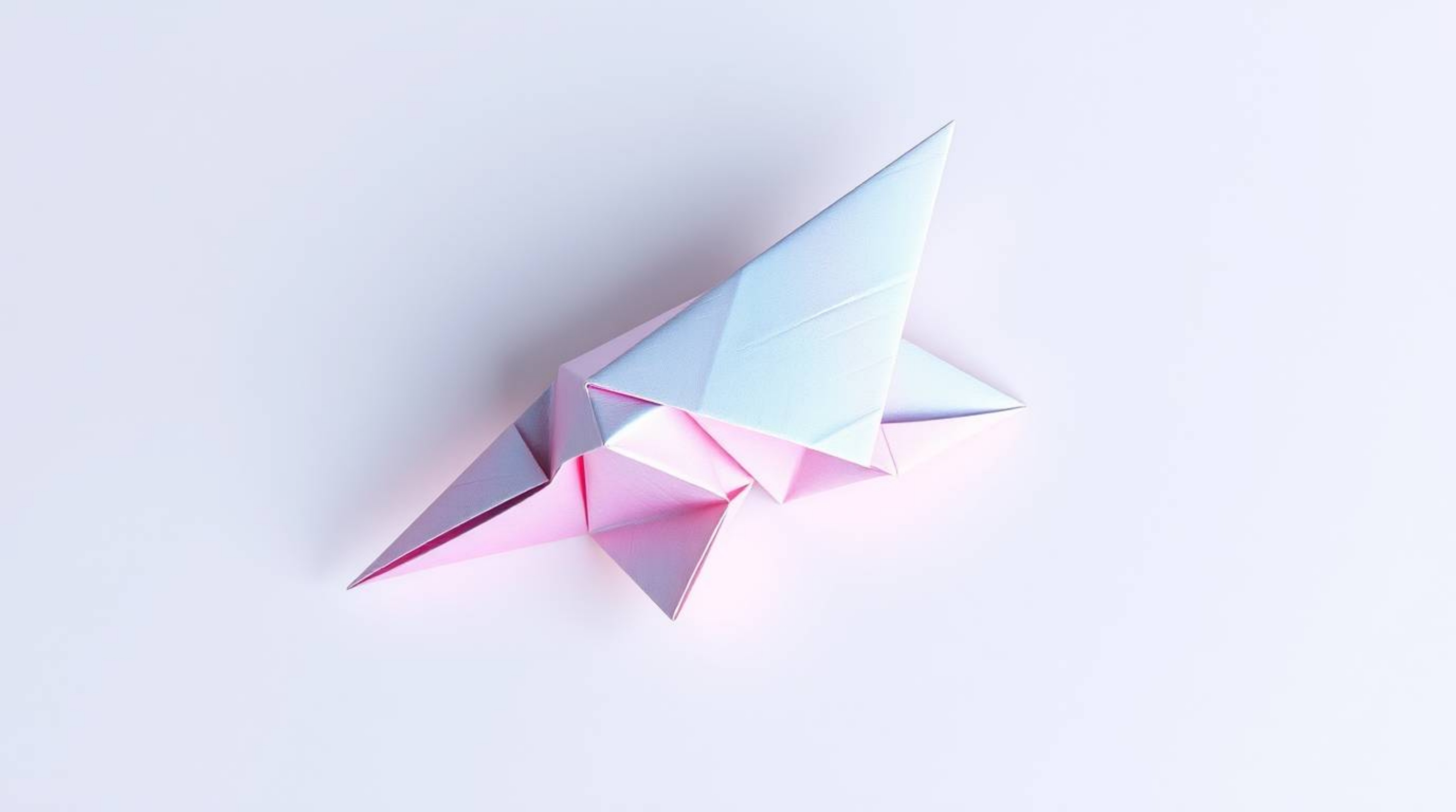 Explore the captivating blend of intricate origami and abstract art with this collection of images. Featuring iridescent colo