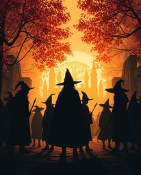 Immerse yourself in a captivating blend of magical realism and futuristic science fiction. Imagine silhouetted figures agains