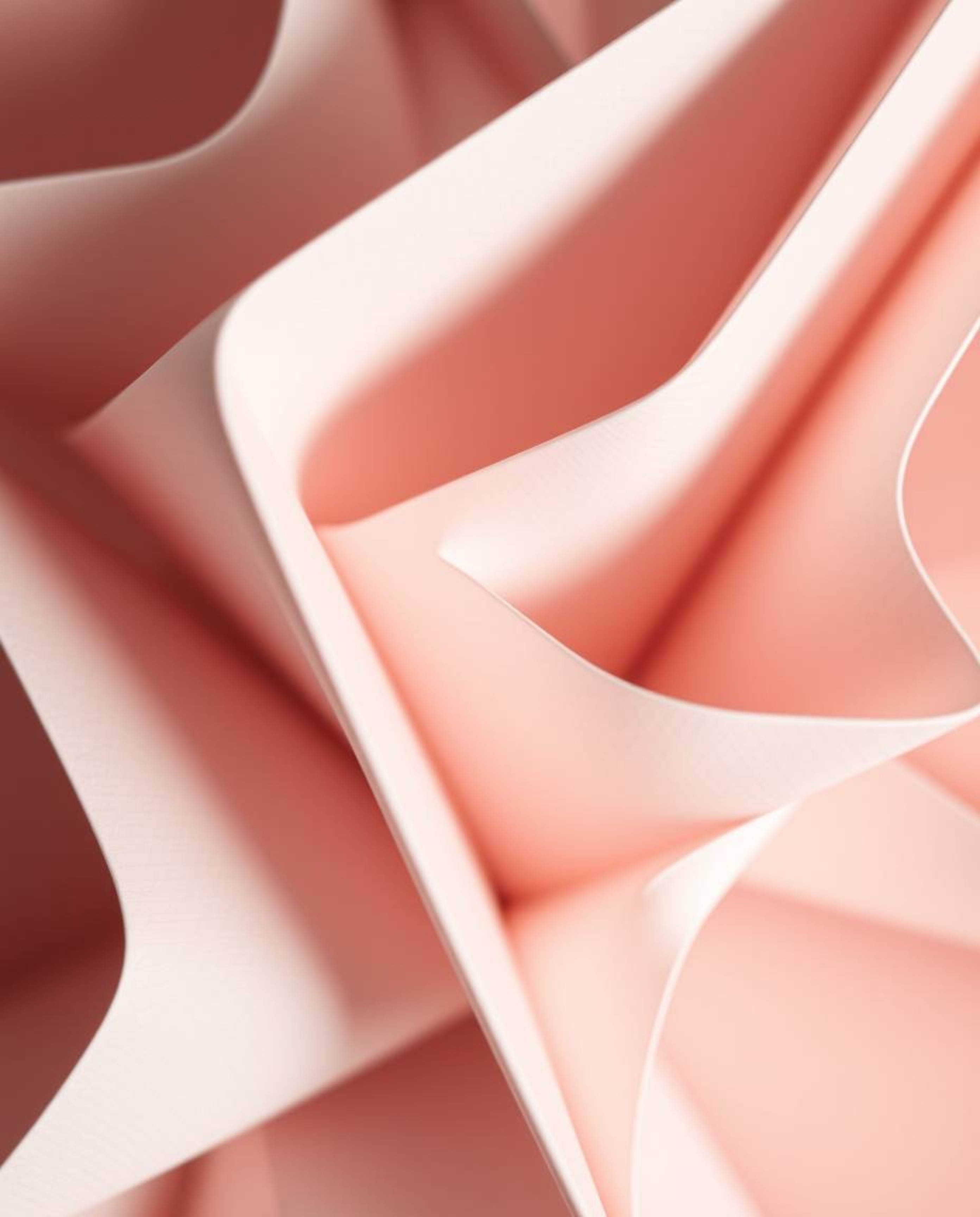 Explore a stunning high-contrast, low-key macro close-up featuring a 3D geometric pattern reminiscent of folded paper. This a