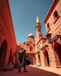 Experience a vibrant architectural color photography series inspired by Disney.  This collection showcases a brave hero embar