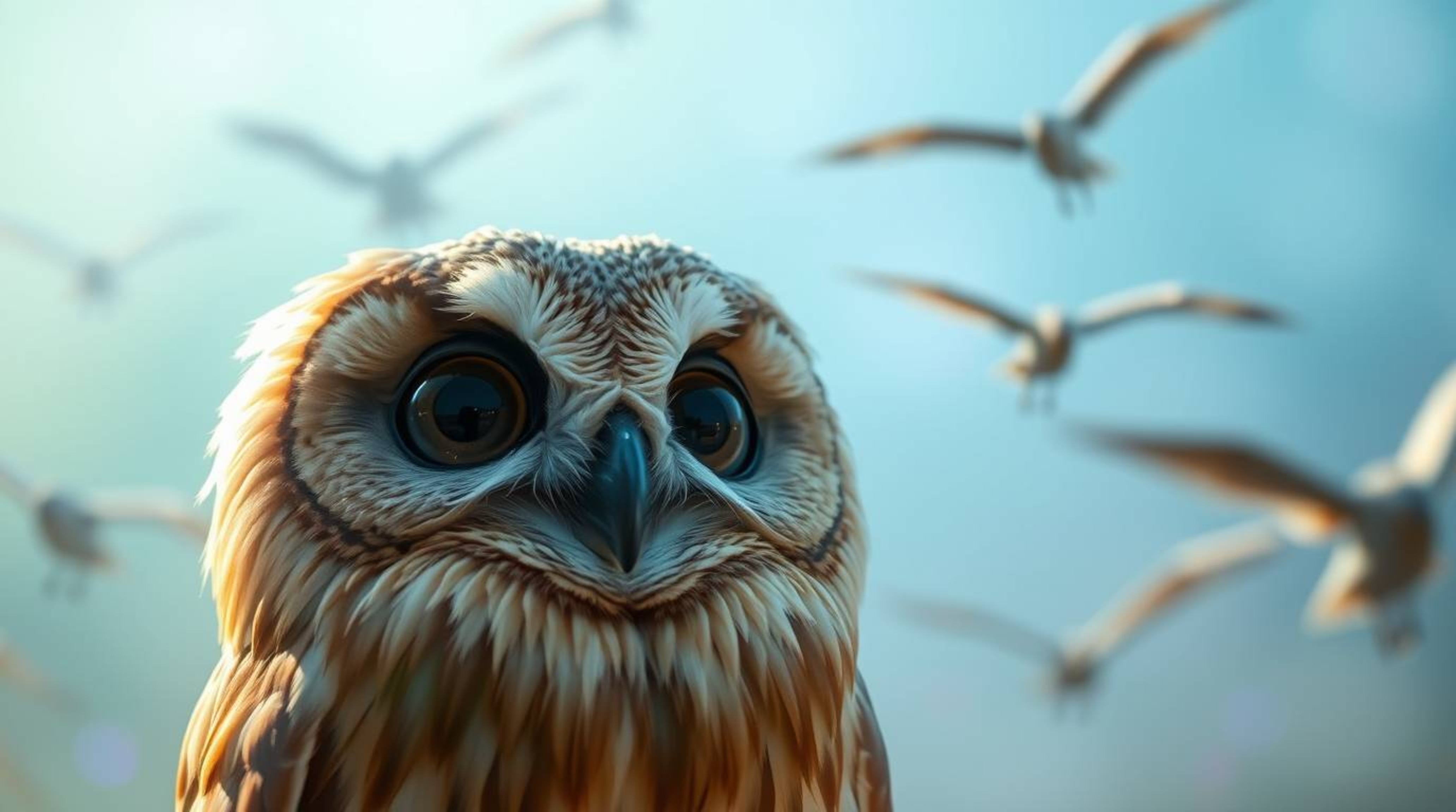 An ethereal and spiritual photograph, captured using a long exposure and enhanced by a soft cinematic haze, features a Pixar-