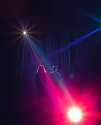 A group of friends with unique powers embarks on a journey into a dark and unsettling forest, filled with bright lens flares