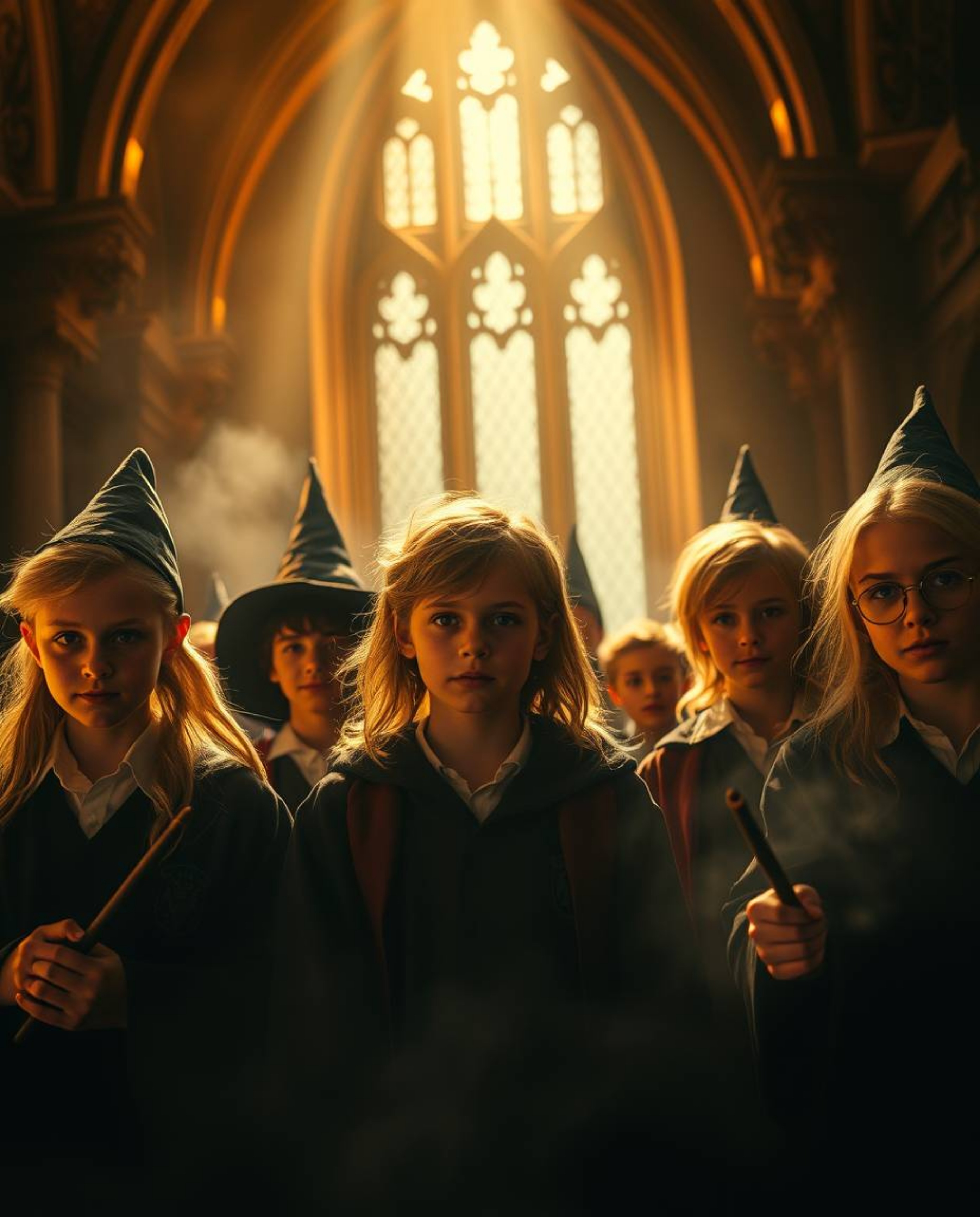 Discover breathtaking images of a magical school brimming with young wizards.  Experience the dramatic cinematic style, warm 