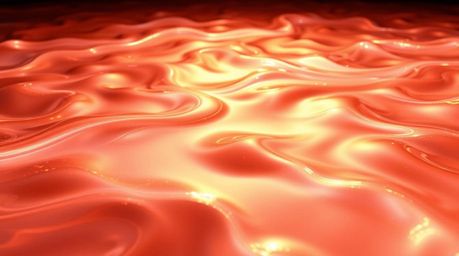 Explore the mesmerizing digital art featuring neon gradient textures elegantly flowing across a liquid surface, reminiscent o