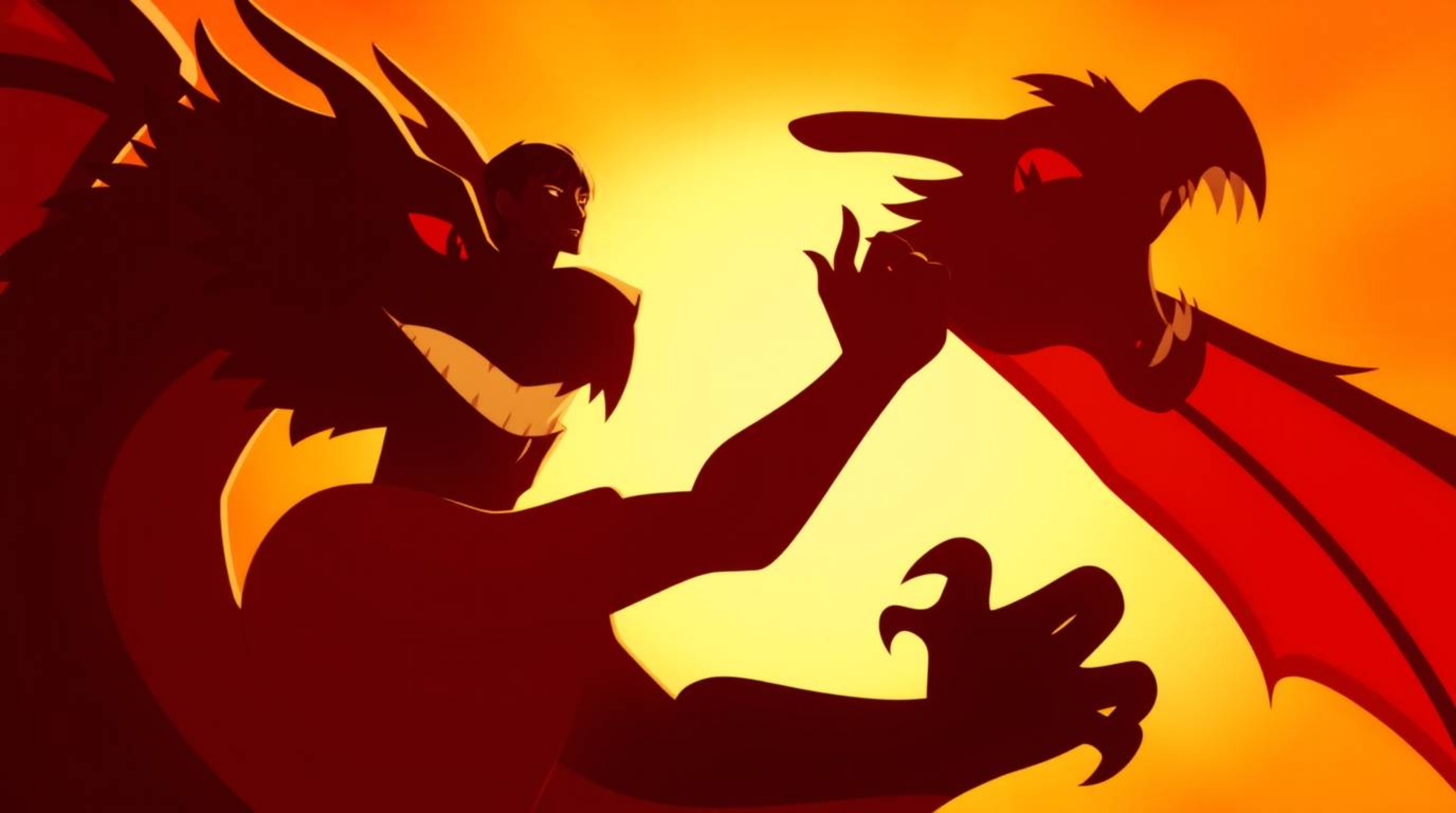 A captivating illustration depicts a warm-toned silhouette of a charming prince with dark hair and a strong jawline valiantly