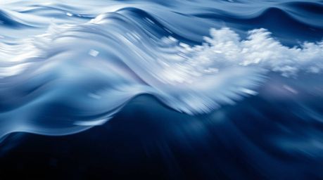 Experience the captivating allure of a dynamic fluid abstract wave, meticulously captured with high-contrast low-key lighting