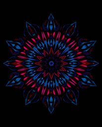 Explore a stunning geometric floral mandala featuring vibrant colors, symmetric design, and a sophisticated aesthetic. Rich b