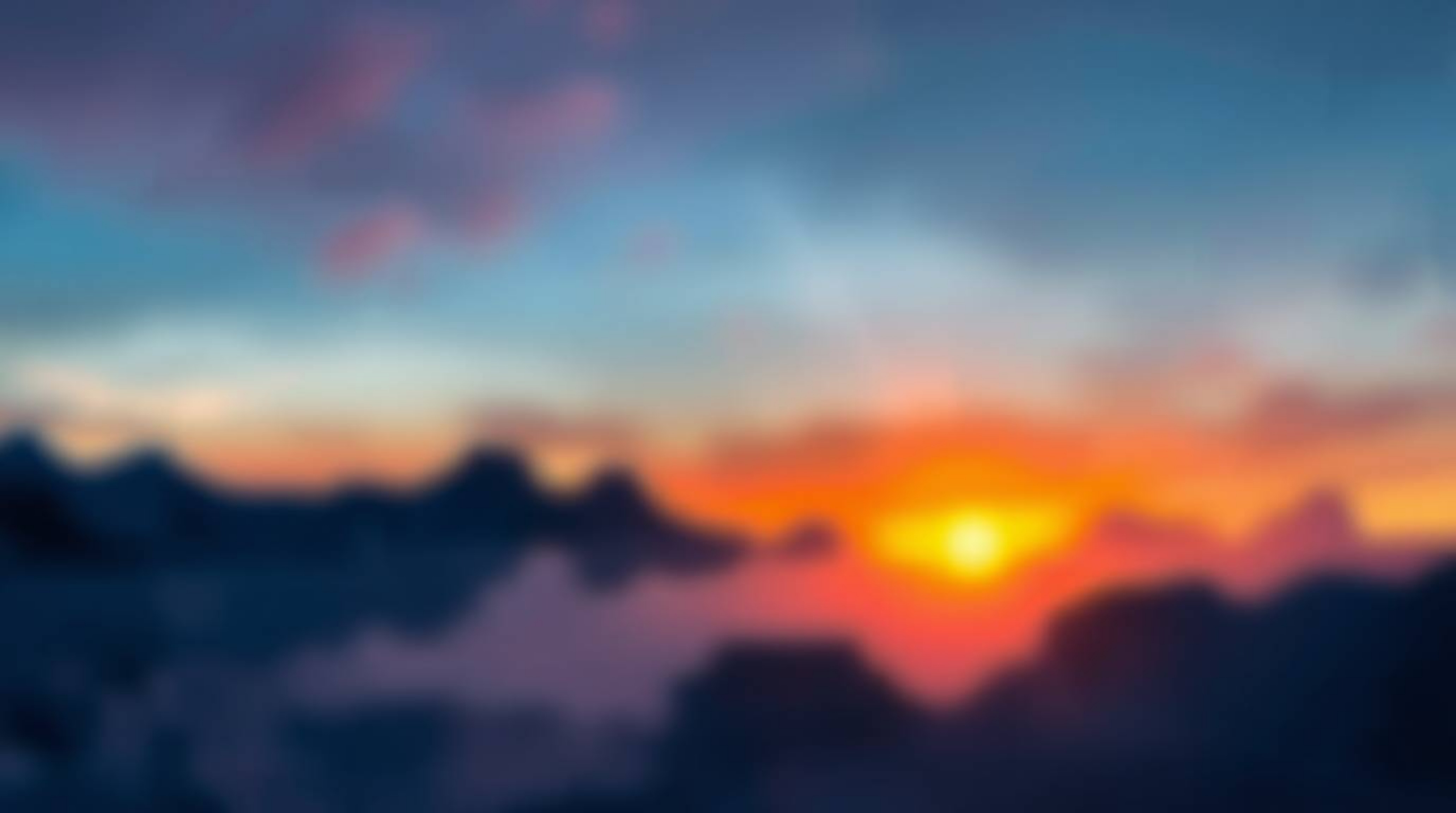 A stunning digital painting depicts a breathtaking sunset over icy glaciers in a polar region. The image features a blurred