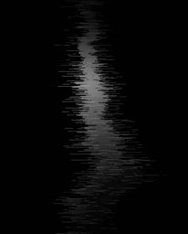 Explore a captivating digital glitch landscape characterized by deep shadows and dramatic effects. This high-contrast, low-ke