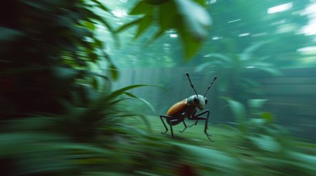 Explore a miniature world with captivating visuals.  This collection of images features a bug-sized hero adventuring through 