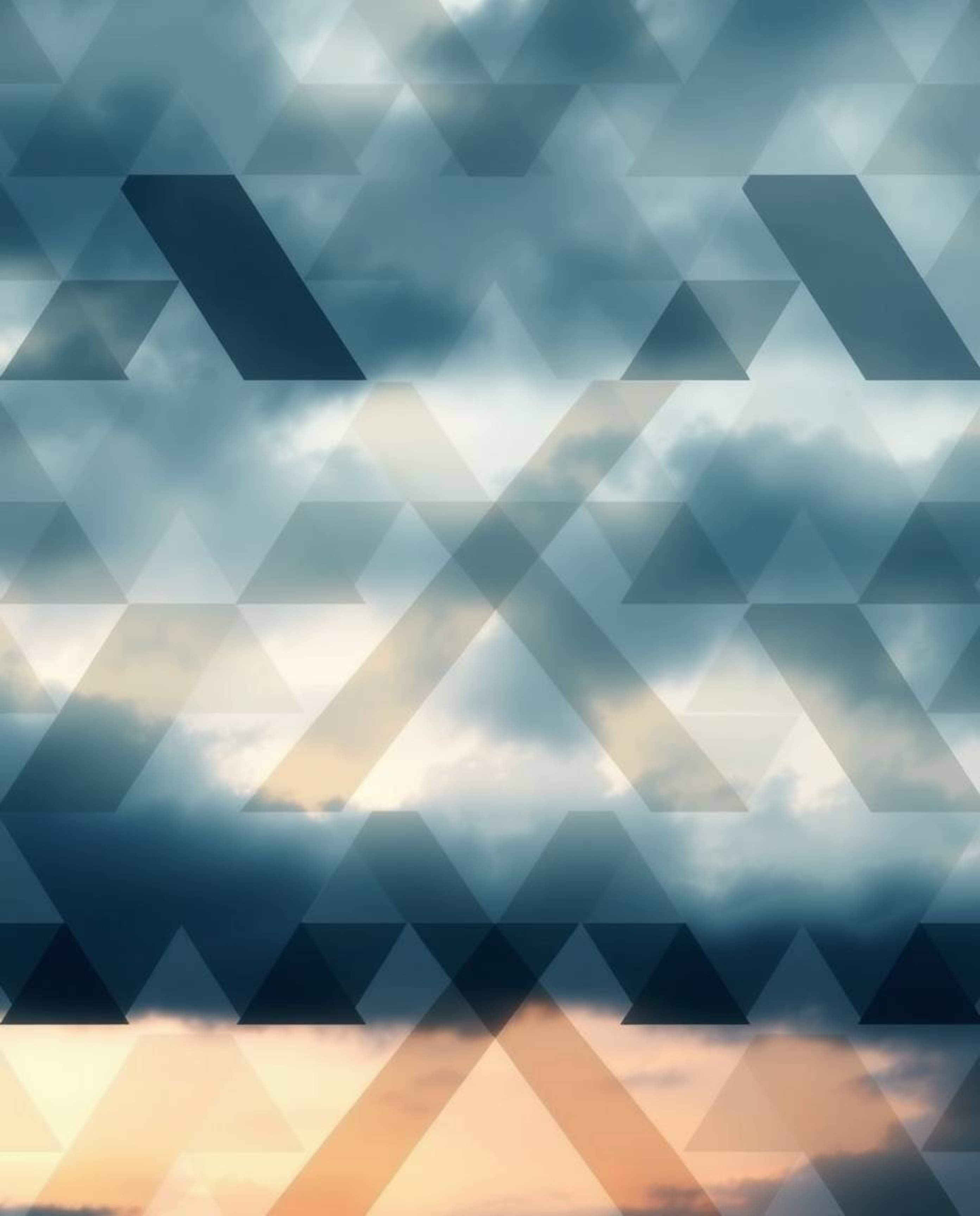Explore our collection of geometric pattern wallpapers featuring soft modern designs with beautiful pastel gradients. These w