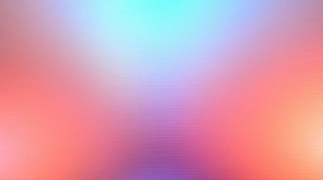 This captivating image showcases an iridescent gradient texture applied to a metallic surface, resulting in a mesmerizing dis