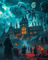 Discover dreamlike, surreal imagery of a magical school brimming with young wizards.  Experience high tension, fantastical el