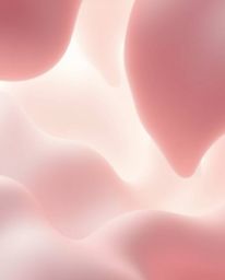 Experience the mesmerizing world of soft cinematic haze with this 3D illustration showcasing fluid shapes seamlessly morphing