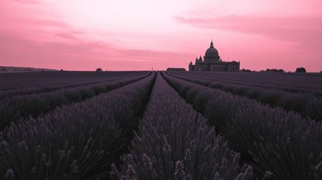 Explore the captivating contrast of classic black and white architectural photography juxtaposed with the vibrant beauty of l