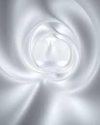 Explore stunning architectural photography showcasing smooth 3D fluid shapes with metallic textures floating in zero gravity.