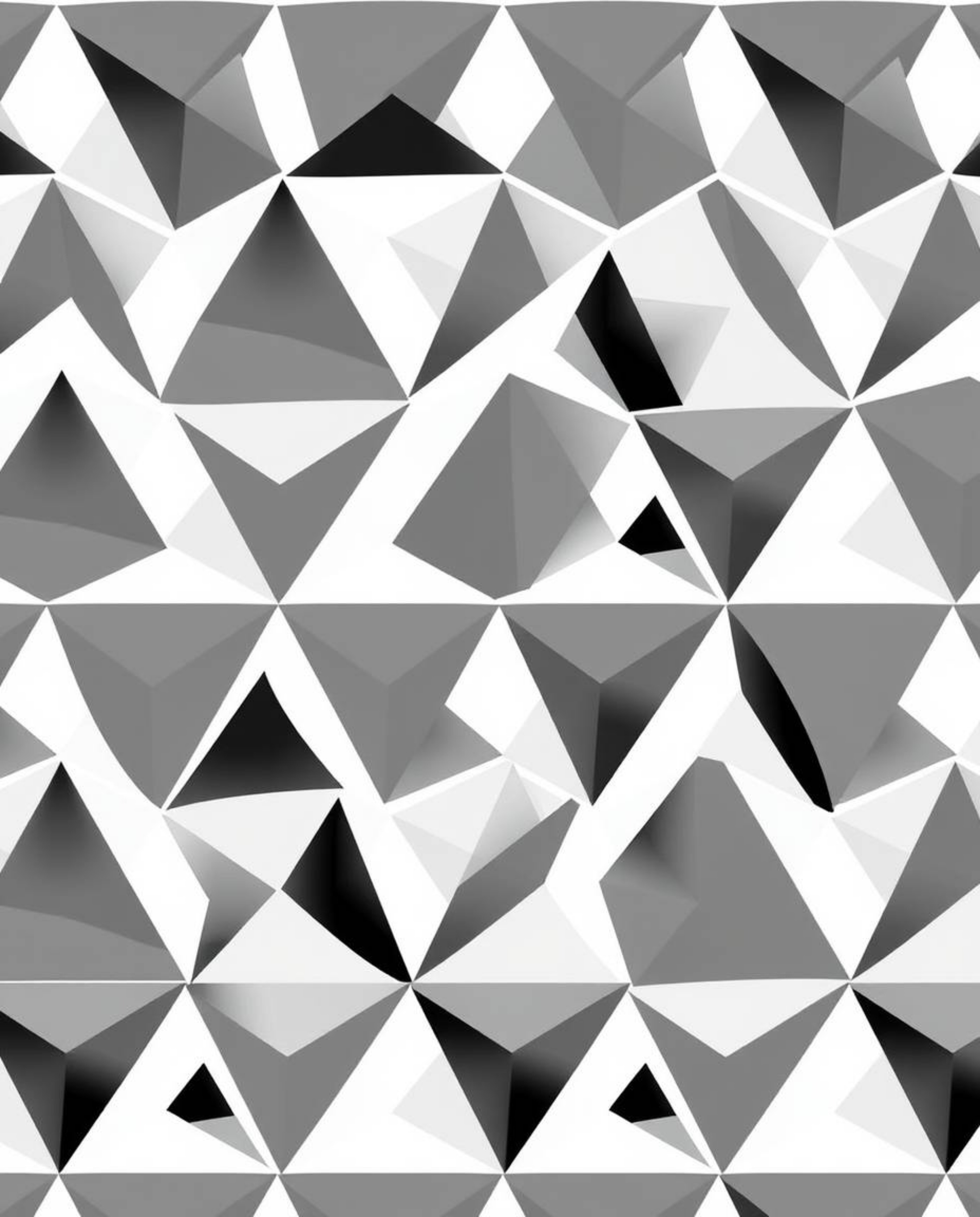 Explore a timeless and elegant aesthetic with classic black and white imagery featuring a seamless geometric pattern of hexag