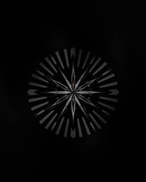 Explore the captivating world of geometric optical illusions with this collection of black and white images. Featuring retro-