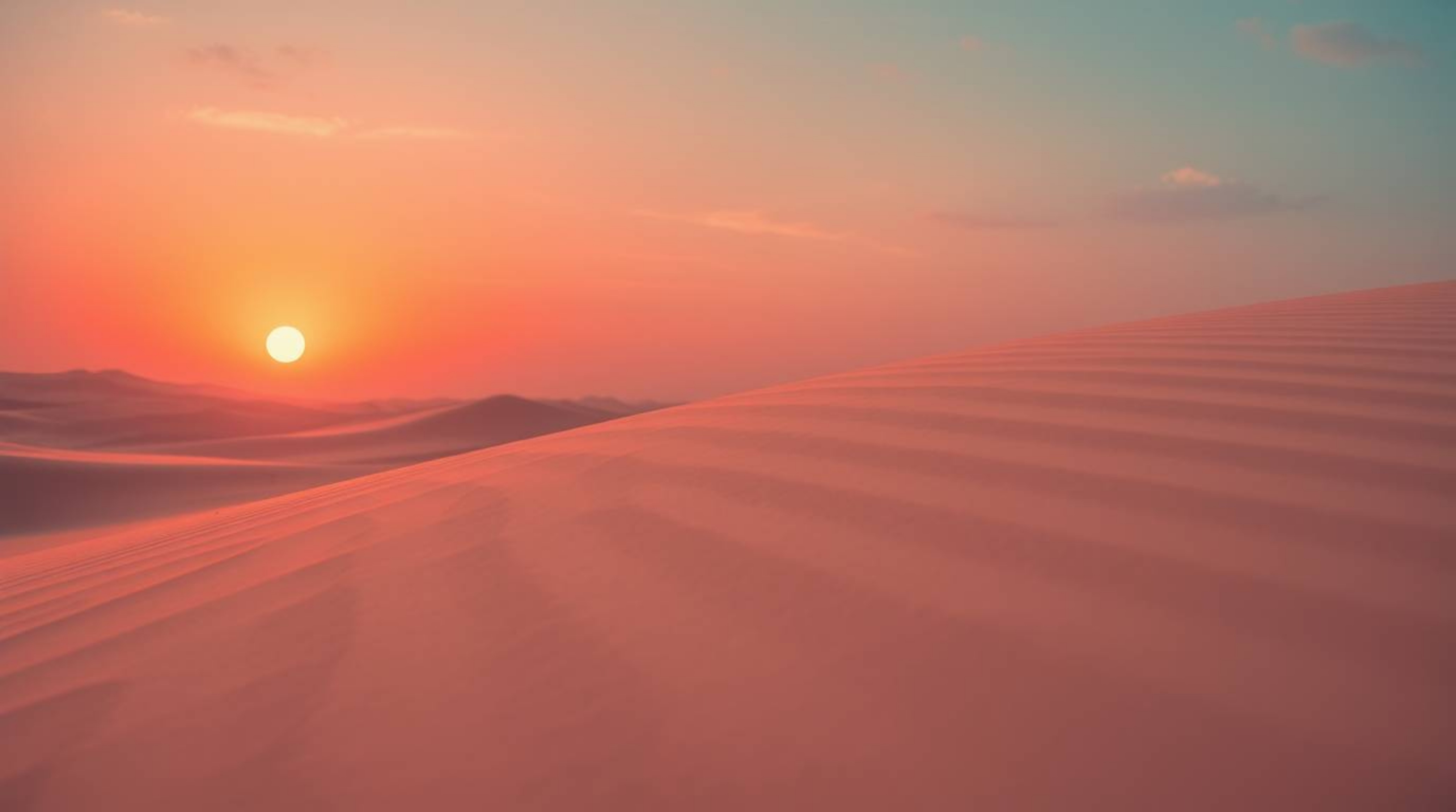 Experience a surreal and otherworldly desert sunset captured in stunning infrared detail. This close-up shot highlights golde