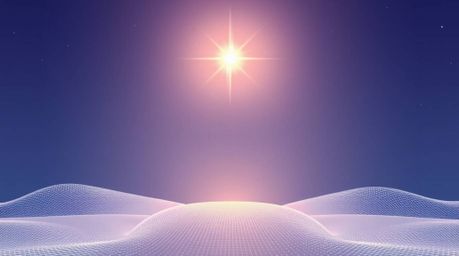 Explore modern flat design intertwined with an ethereal spiritual vibe, featuring gradient mesh patterns in abstract poster d