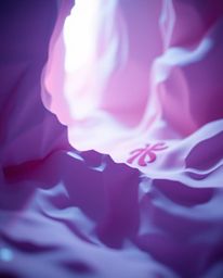 Explore a mesmerizing digital glitch landscape featuring volumetric lighting and layered papier-mâché textures. This artwork 