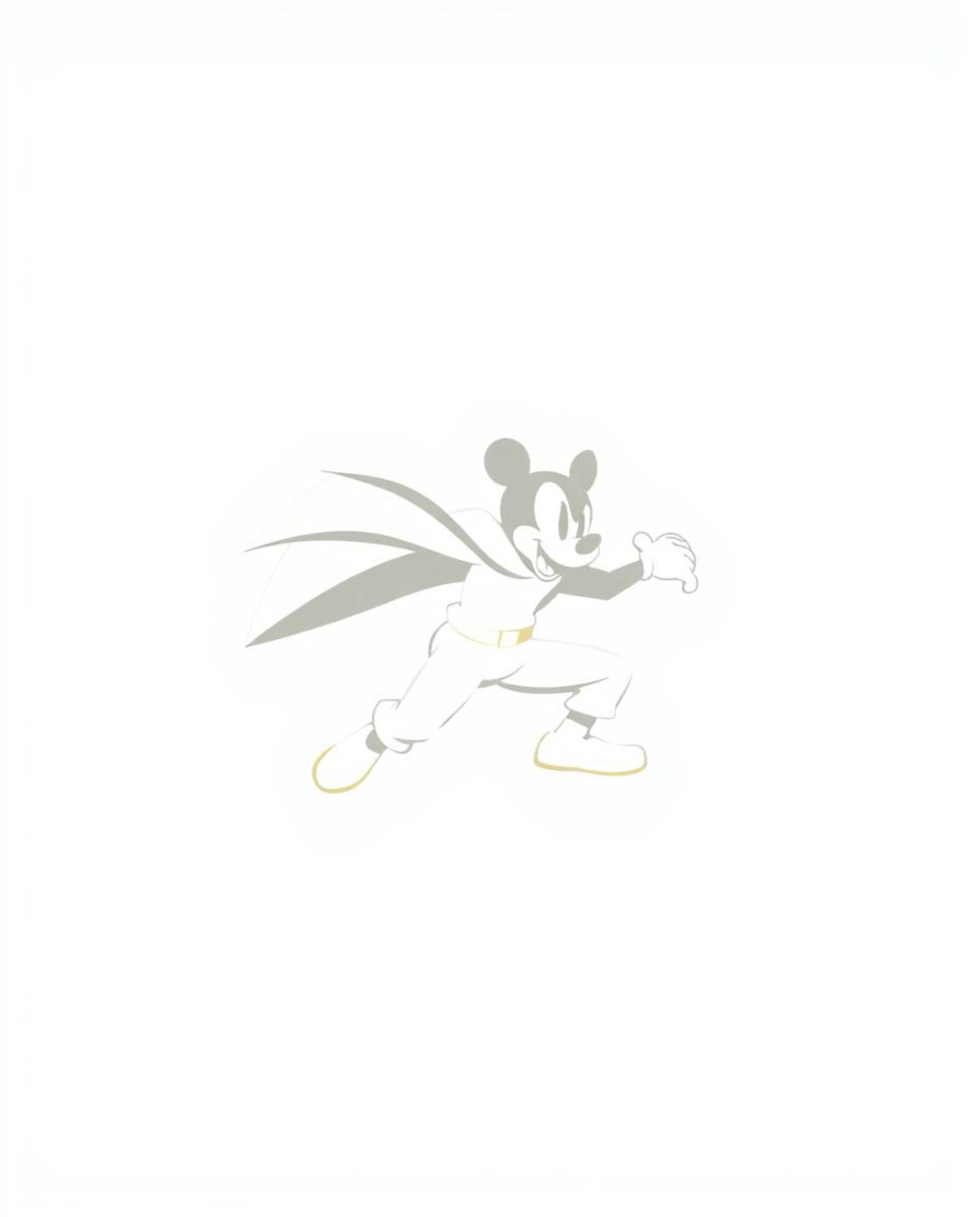 A brave Disney hero takes center stage in a dynamic, geometric logo design.  The clean lines and balanced symmetry create vis
