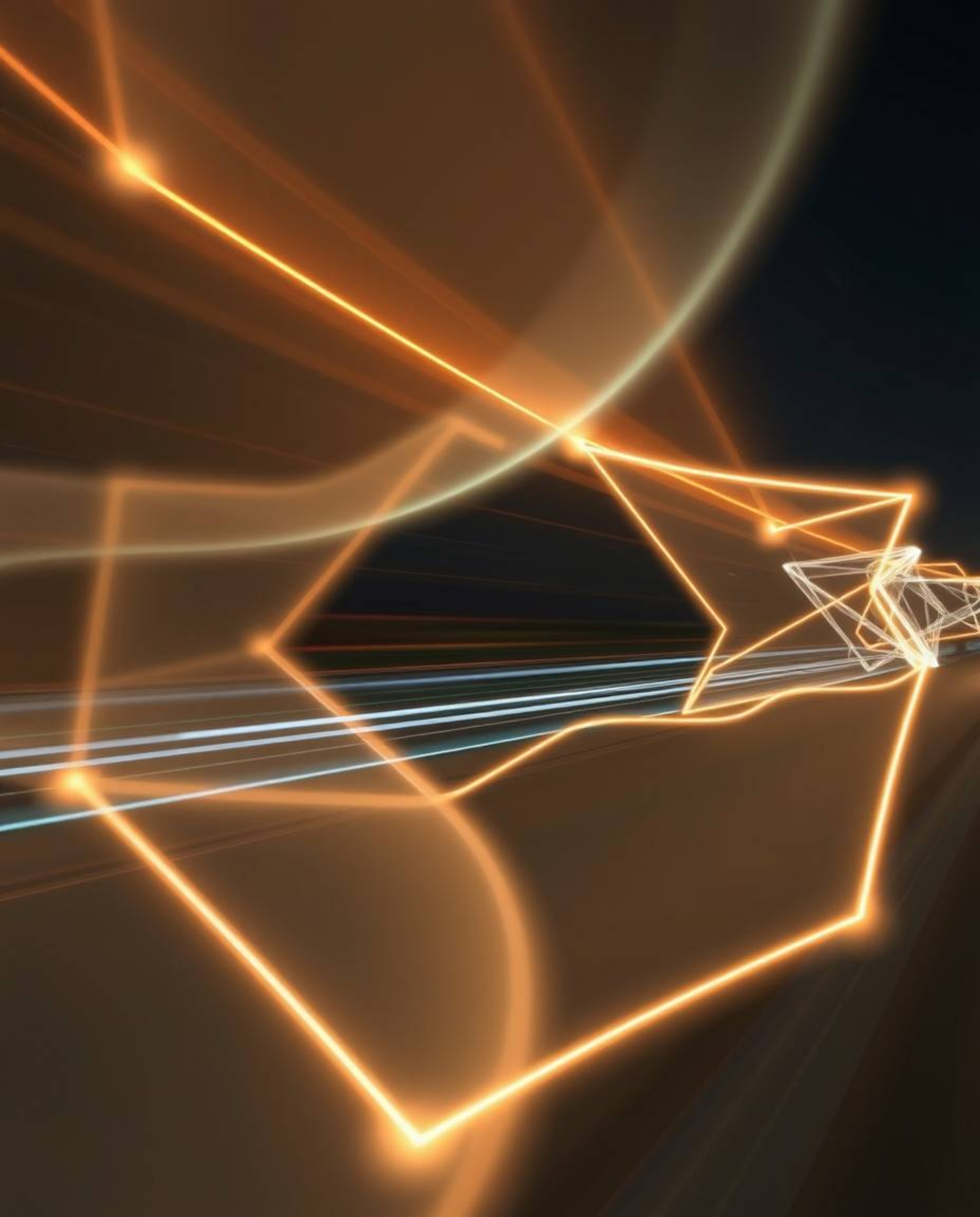 Explore the captivating world of long exposure photography showcasing mesmerizing motion trails of 3D shapes. This futuristic